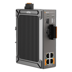 Switch Industrial Administrable / Gigabit con 2 Puertos PoE bt / 2 Puertos PoE af/at / 2 SFP 2.5Gbps / Soporta RS485 / Presupuesto PoE 120W