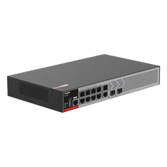 Switch PoE+ Empresarial 125 Watts, Administrable L2+, 8 Puertos PoE Gigabit , 2 Puertos Uplink Gigabit y 2 Puertos Uplink SFP 2.5G