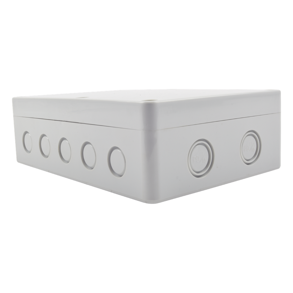 Gabinete Plástico para Exterior (IP65) de 180 x 125 x 57 mm Cierre por Tornillos.