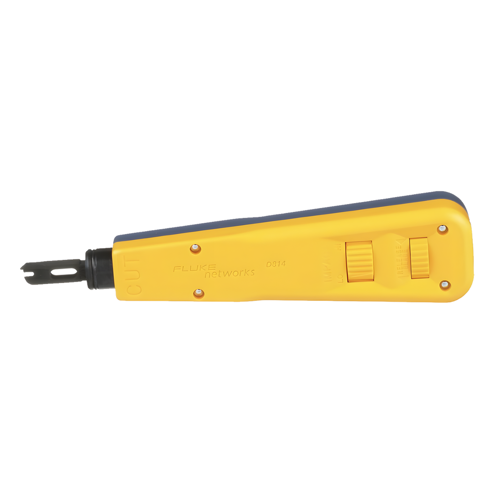 Herramienta de Impacto, con Cuchilla para Terminación de Conectores 110 IDC, Color Amarillo - Fluke Networks