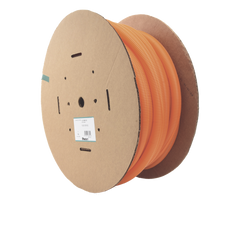 Tubo Corrugado Abierto para Protección de Cables, 1in (25.4 mm) de Diámetro, 30.5 m de Largo, Color Naranja