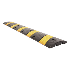 Reductor D / Velocidad / 183cm / 5 lineas amarillas / Hule Reciclado.