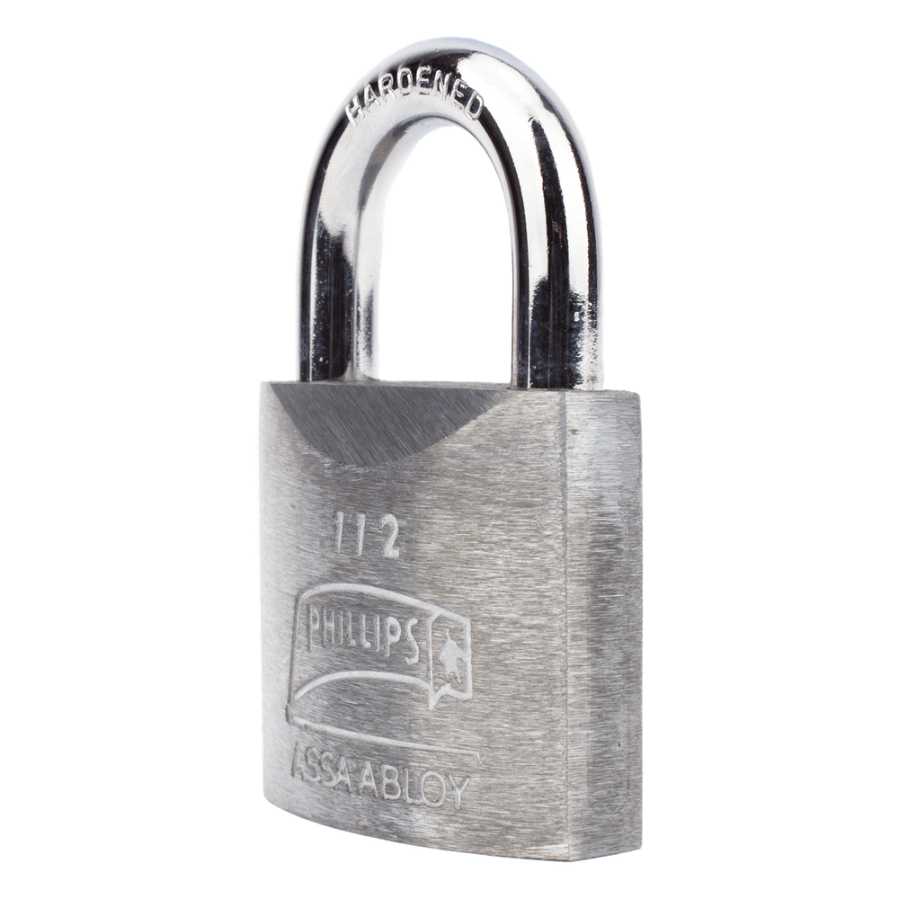Candado Metálico de Gancho Corto / Llave PH-32 para 4 pernos de combinación / Cuenta con barreno para salida de agua.
