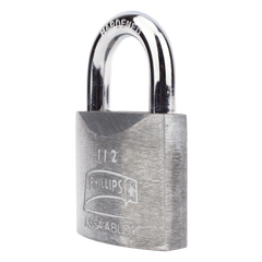 Candado Metálico de Gancho Corto / Llave PH-32 para 4 pernos de combinación / Cuenta con barreno para salida de agua.