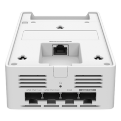 Punto de Acceso Omada / Wi-Fi 7 BE3600 MU-MIMO 2x2 / 1 Puerto Entrada 2.5 Gbps PoE ++ / 1 Puerto 2.5 Gbps PoE pass-through / 2 Puertos 1 Gbps / Mesh Omada / Operaciones Multiencale (MLO) / Configuración por Controlador o Stand-Alone / Para Montaje