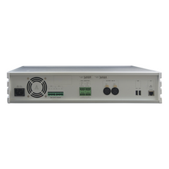 ETAPA DE POTENCIA DIGITAL 4x120W 100V  MILLENNIUM IP CON CONECTIVIDAD IP LAN, SUPERVISON, CALIDAD DE SONIDO HQ PARA 4 ZONAS, EN FORMATO RACK 2U