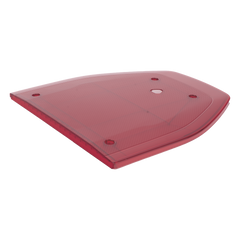 Domo lateral de reemplazo para barra de luces SP216 de la Marca SignalPro, Color Rojo