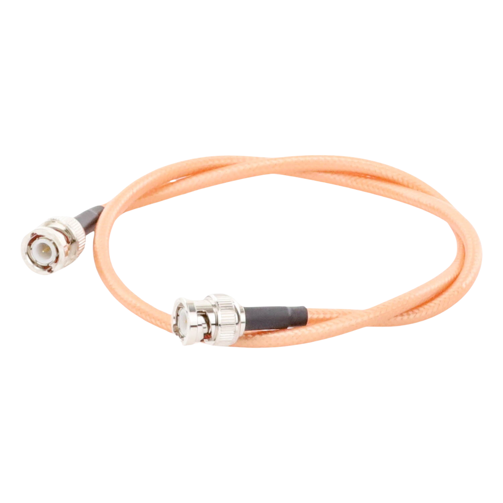 Jumper con Cable LP142 de 60 cm (23.62 pulgadas), con Conectores BNC Macho a BNC Macho.