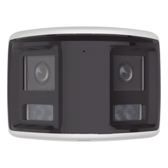 [Dual Light] Bala IP 8 Megapixel / Imagen Panorámica 180°/ PoE / Micrófono y Bocina Integrado / Exterior IP67 / Audio Bidireccional / Alarma Visual y Auditiva Integrada / Smart Supplement Light / Micro SD 512 GB
