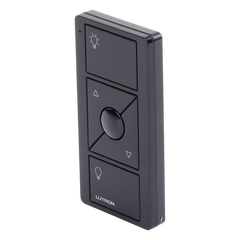 Control Pico inalámbrico de 3 botones con subir y bajar, iconos de luz, negro brillante, para sistemas Caseta Wireless, RadioRA 2, HomeWorks QS y Vive