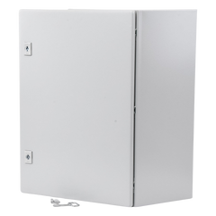 Gabinete de Acero, Nema 4 -IP 66 de 40 x 60 x 25 cm con Platina y certificado UL.