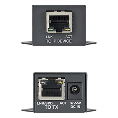 Receptor PoE/PoE+ Para Uso con Transmisor POEXTX1, Hasta 610 Metros (2000 ft) con Cable Cat5e o Cat6, 10/100Mbps