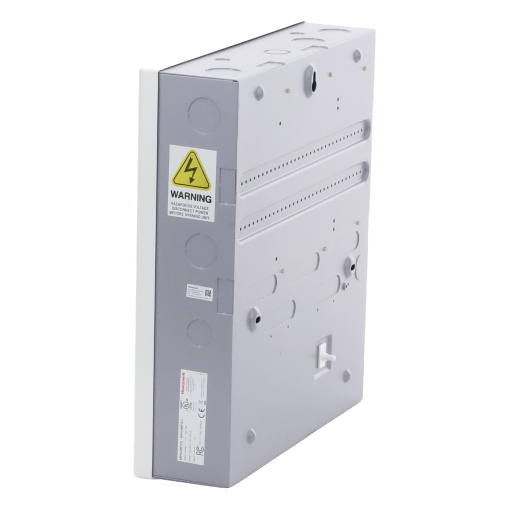 Controlador de acceso IP para 4 puertas con caja metálica, fuente de alimentación y batería incluidas, compatible OSDP v2 y Wiegand