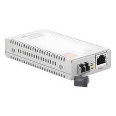 Convertidor de medios Gigabit Ethernet a fibra óptica, conector LC, multimodo (MMF), distancia de 220 hasta 500 m, con fuente de alimentación multi-región