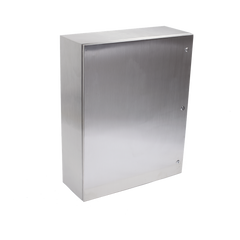 Gabinete de Acero Inoxidable IP66 Uso en Intemperie (800 x 1000 x 300 mm) con Placa Interna Galvanizada.