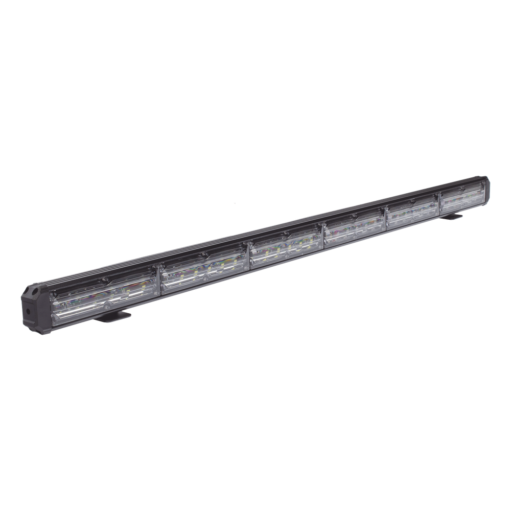 Barra de luz de advertencia de 6 Módulos de 6 LED, 30 Pulgadas, Ambar