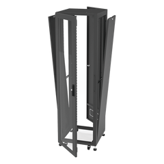 Gabinete para Telecomunicaciones Rack Estándar de 19", 42UR, 600 mm Ancho x 600 mm Profundidad. Fabricado en Acero, Se envía el Gabinete Armado.