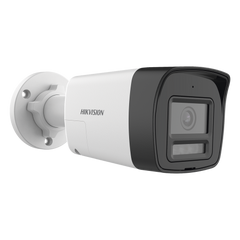 [Audio Bidireccional + Sirena & Estrobo + Dual Light + ColorVu] Bala TURBOHD 4K (8 Megapixel) / Lente 2.8 mm / 30 mts IR EXIR + 20 mts Luz Blanca / Micrófono y Bocina Integrado / Exterior IP67 / Metal / dWDR