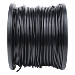 Bobina de 305 Metros (1000 Pies) Cat5e con Gel para Exterior, Color Negro, para Aplicaciones en Sistemas de Redes de Datos y Cableado Estructurado. Uso Intemperie.