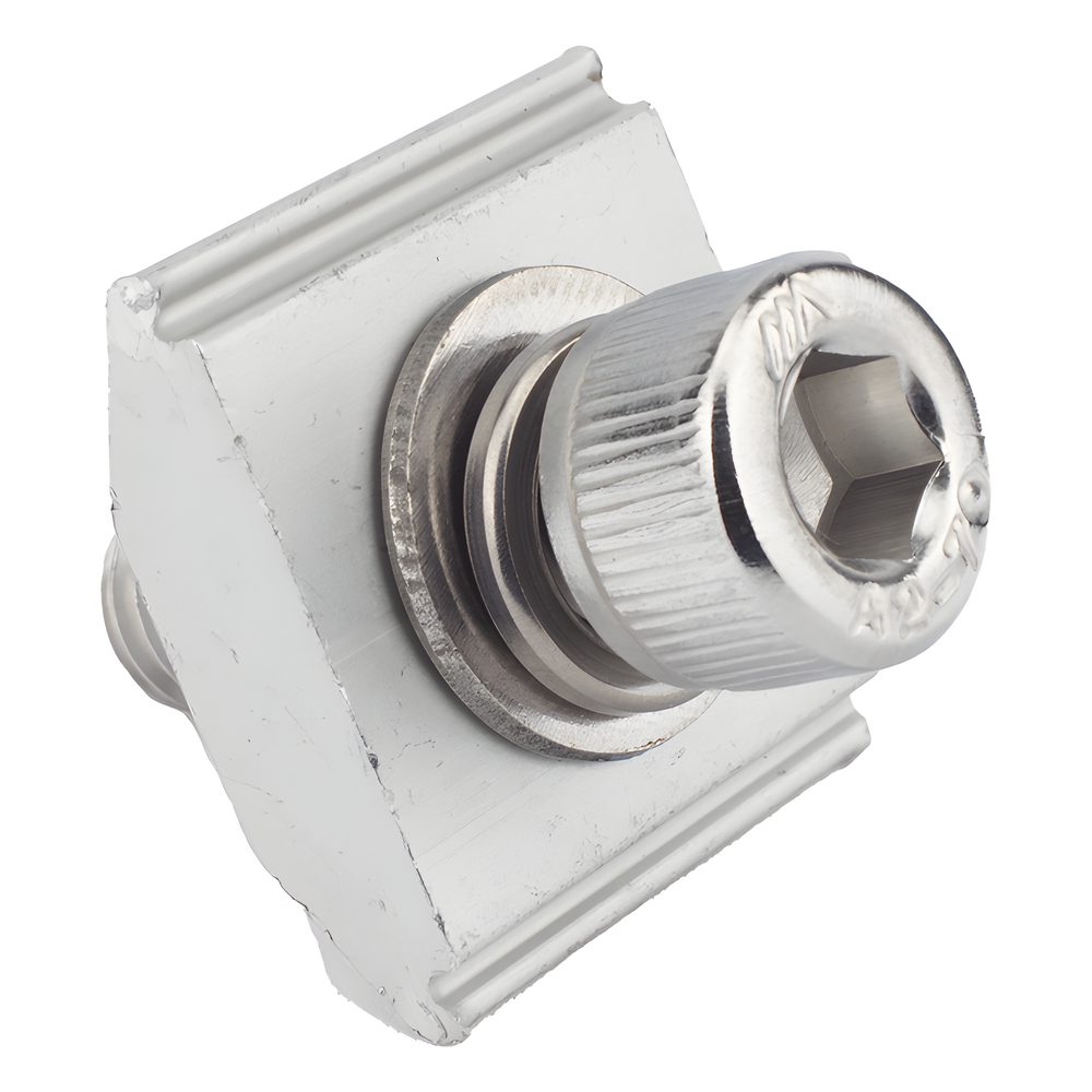 Conector N con tornillo para fijación en riel 5 y 8