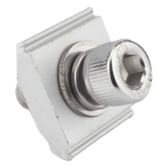 Conector N con tornillo para fijación en riel 5 y 8