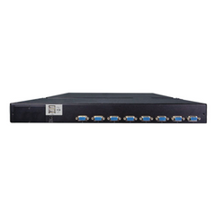 Switch KVM con Monitor de 17"con Teclado y Trackpad para Rack de 1U de Cuatro Postes, 8 Puertos VGA Para Acceder y Controlar Hasta 8 Computadoras Desde una Sola Consola