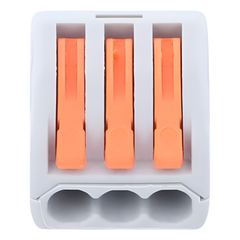 Conector Compacto para 1 Cable de Entrada 2 Cables de Salida / Cables Compatibles 12AWG-28AWG