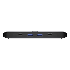Sharing Switch USB 3.2 Gen 1 Essentials | 2 x 4 Puertos | 5 Gbps | InstaSync | Boton Integrado | Selector Remoto | Diseño Compacto