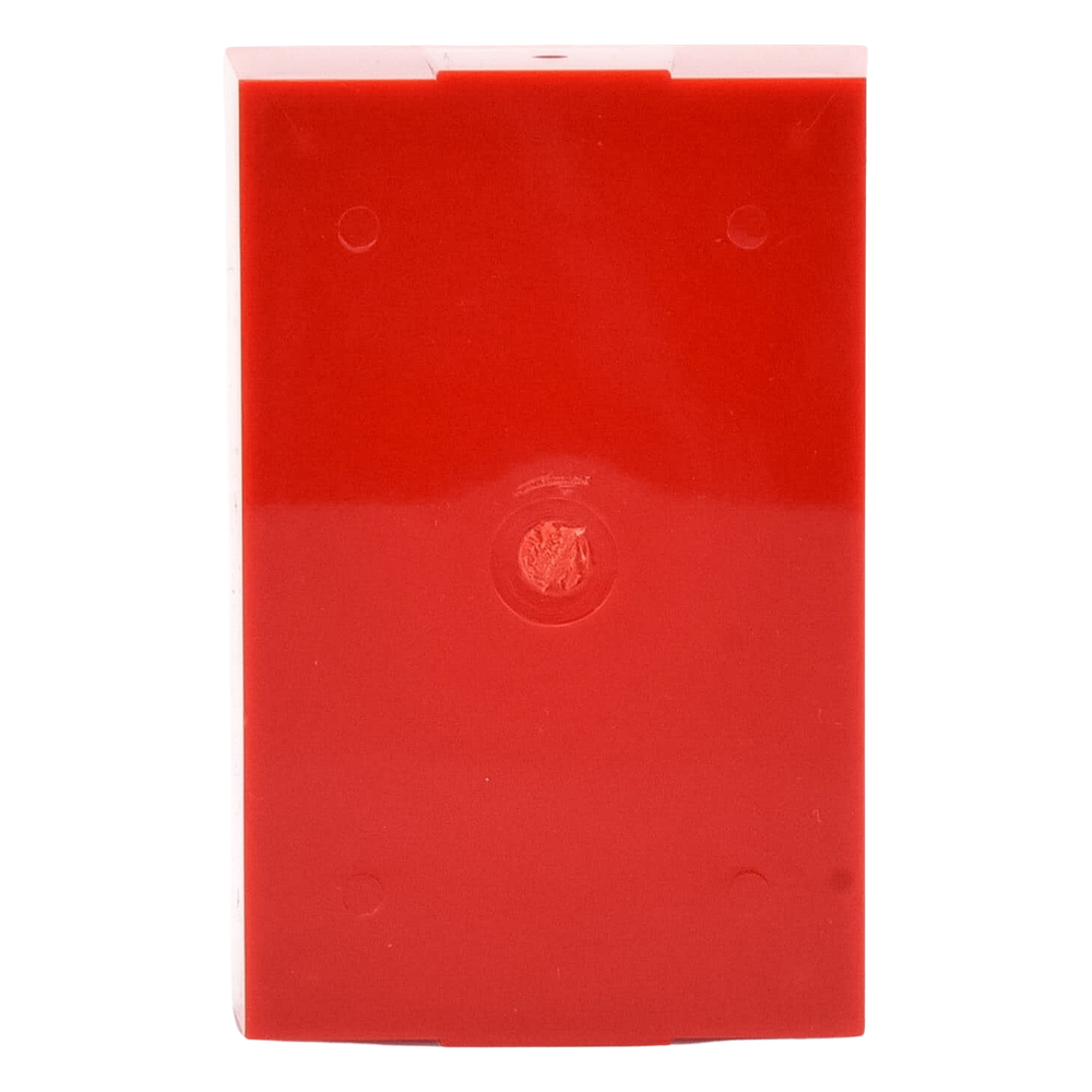 Caja trasera de montaje color rojo para estaciones de parada STOPPER