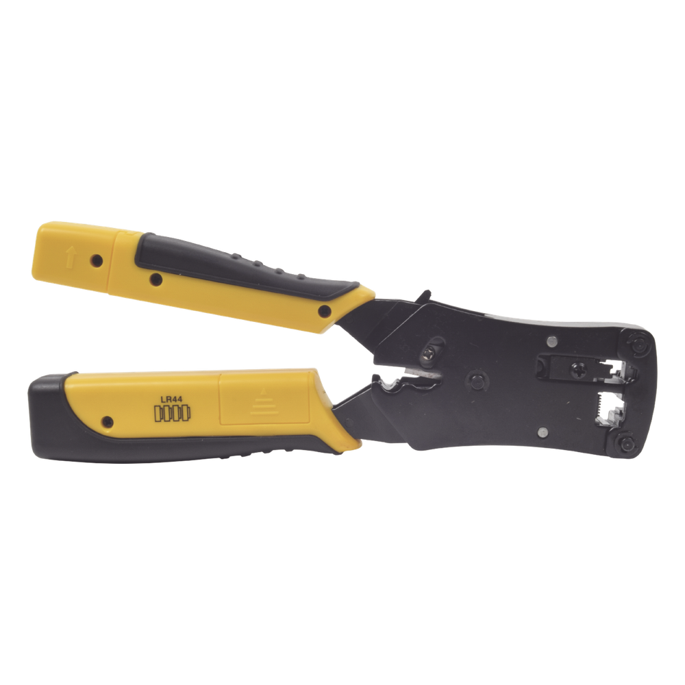 Pinza 3 en 1: Pelacables/ Terminado/ Probador para UTP. Enchufe Modular de Prueba para RJ45/RJ11/RJ22.