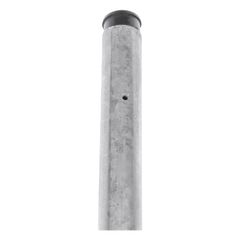 Poste de Esquina / Tubo Galvanizado G60 / 1.20 m (3.9 ft) / 5 Perforaciones / 1" Diámetro / Para Cerco Eléctrico