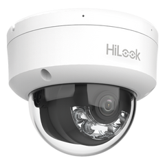 [Dual Light] HiLook Series / Domo IP de 4 Megapixel / Uso en interior / Lente 2.8 mm / 20 mts IR + 20 mts Luz Blanca / Micrófono Integrado / ACUSENSE Lite / PoE / dWDR / H.265+ / ONVIF