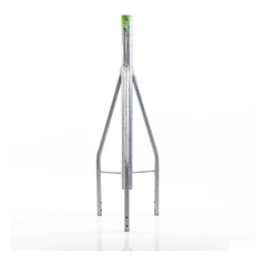 Tramo de Remate (Copete) para Tramo STZ-30 Galvanizado Electrolítico con Opresores para Pararrayo.