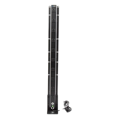 PDU Vertical de 10 Contactos (NEMA 5-15R). Volt. Ent./Sal.: 120Vca/15A compatible con Racks EIRL y EIQR.
