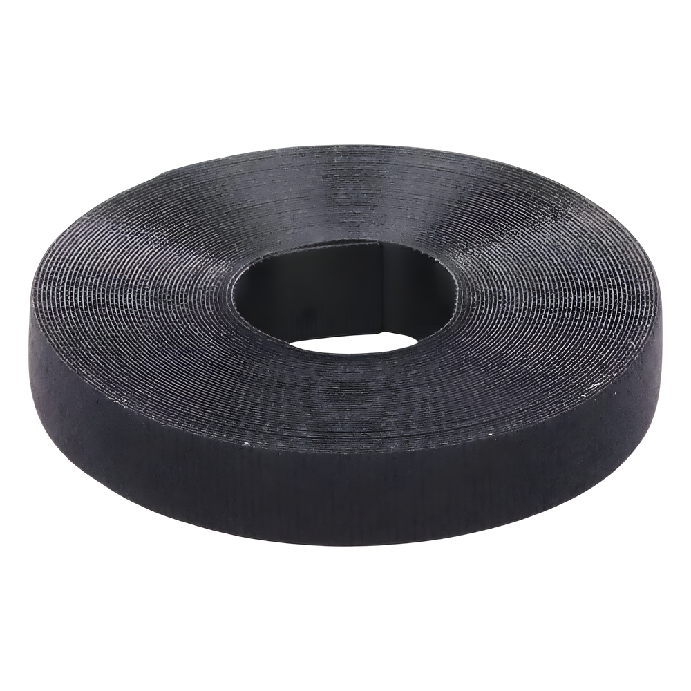 Kit de 10 Rollos de Cinta de Contacto, de 10.66 m de largo y 19.1 mm de ancho c/u, Color Negro