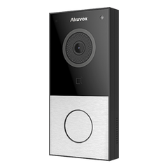 DOORBELL / WIFI / 100% en la Nube / POE / Bluetooth / NFC / Lector de Tarjetas MIFARE / Notificación en APP /  Llamada Telefónica / SIP / ONVIF / IP65 / Cámara 2 MP / Botón con Iluminación / Control de 1 Puerta