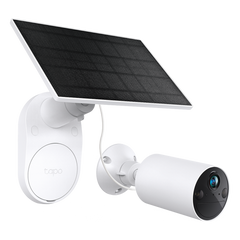 Kit Cámara Solar Tapo / 2K 3MP (2304×1296 px) / Visión Nocturna Color / Batería 6400 mAh 180 Días / IP65 / Panel Solar Integrado / Detección IA Personas / Audio Bidireccional