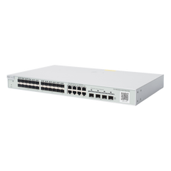 Switch administrable Capa 3, 24 puertos SFP 1G, 8 puertos Ethernet 1G Combo y 4 SFP+ 10G, gestión remota en la nube