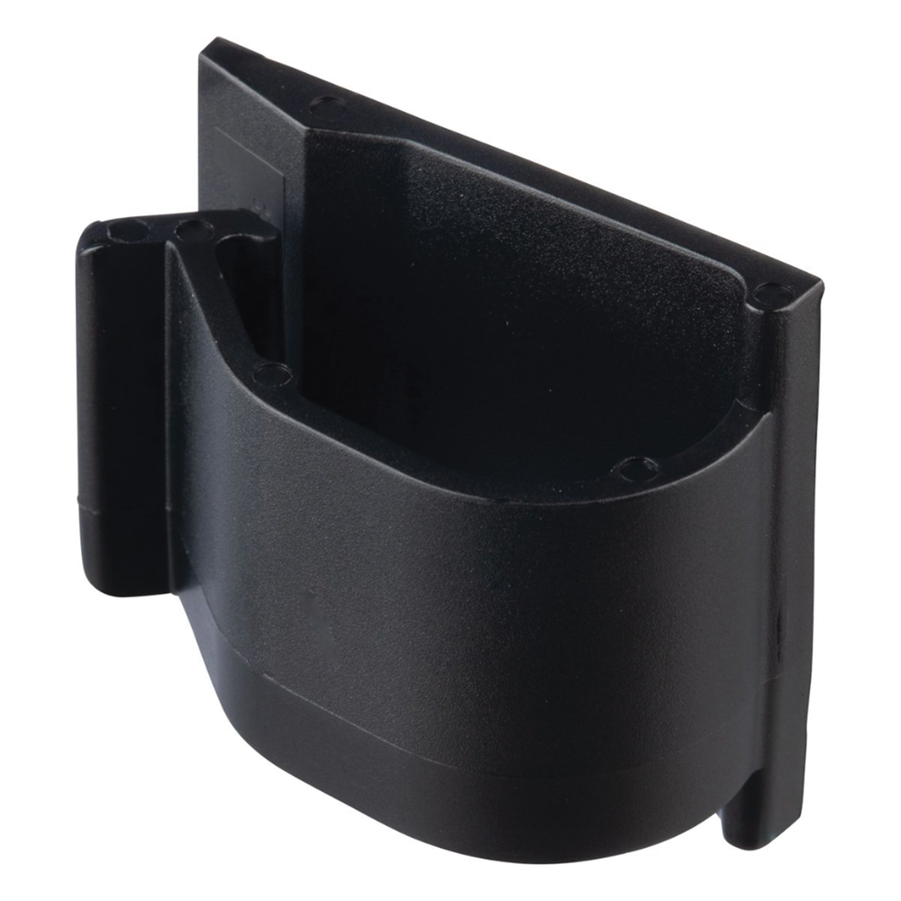 Clip de Nylon 6.6 con Adhesivo, Para Cables de Hasta 9.7 mm de Diámetro, Uso Interior/Exterior, Color Negro, Paquete de 100pz