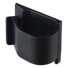 Clip de Nylon 6.6 con Adhesivo, Para Cables de Hasta 9.7 mm de Diámetro, Uso Interior/Exterior, Color Negro, Paquete de 100pz