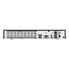 DVR 16 Canales TURBOHD + 16 Canales IP / 8 Megapixel (4K) / Audio Bidireccional/ ACUSENSE / 1 Bahía de Disco Duro / Salida de Video en 4K / H.265+