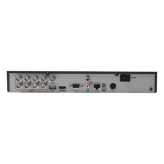 KIT TurboHD 1080p / DVR 8 Canales / 8 Cámaras Bala (exterior 2.8 mm) / Transceptores / Conectores / Fuente de Poder Profesional hasta 15 Vcc para Larga Distancias