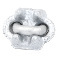 Nudo/ Perro/ Abrazadera Acero Forjado para Cable de 1/4" Galv. por Inmersión en Caliente.