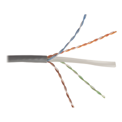 Bobina de Cable UTP Reelex, de 4 Pares, Alto Desempeño Cat6, PVC (CM), Color Gris, 23 AWG, 305 Metros (1000 Pies)