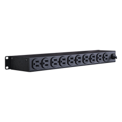 PDU Básico Para Distribución de Energía, Con 10 Tomas NEMA 5-15R Traseras, 1UR, 15 Amp, 120 Vca
