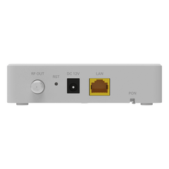ONU Bridge Dual GPON/EPON con 1 Puerto SC/APC + 1 puerto LAN Gigabit + 1 puerto CATV