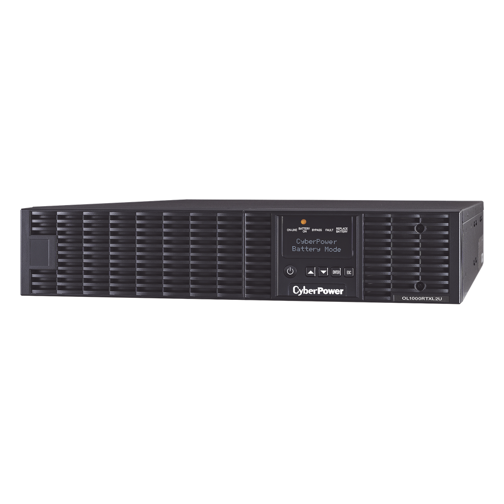 UPS de 1000 VA/900 W, Online Doble Conversión, Entrada 120 Vca NEMA 5-15P, Onda Senoidal Pura, Rack o Torre de 2 UR, Con 8 Tomas NEMA 5-15R