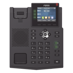 Teléfono IP / 6 Líneas SIP / Pantalla LCD a Color 2.8" / Audio HD G.722 y Opus / Conferencia 3 Vías / Puertos Gigabit / PoE 802.3af / OpenVPN / IPv6