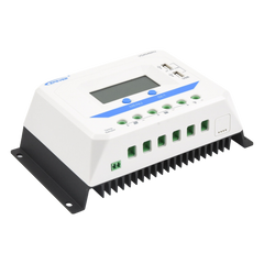 Controlador Solar de Carga PWM 12/24/36/48 V 45 A, Salida USB, con Display