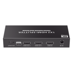 Splitter HDMI 1x2 | Velocidad de trasmisión 48 Gbps| Resolución 8k | Salida de audio| HDCP 2.3